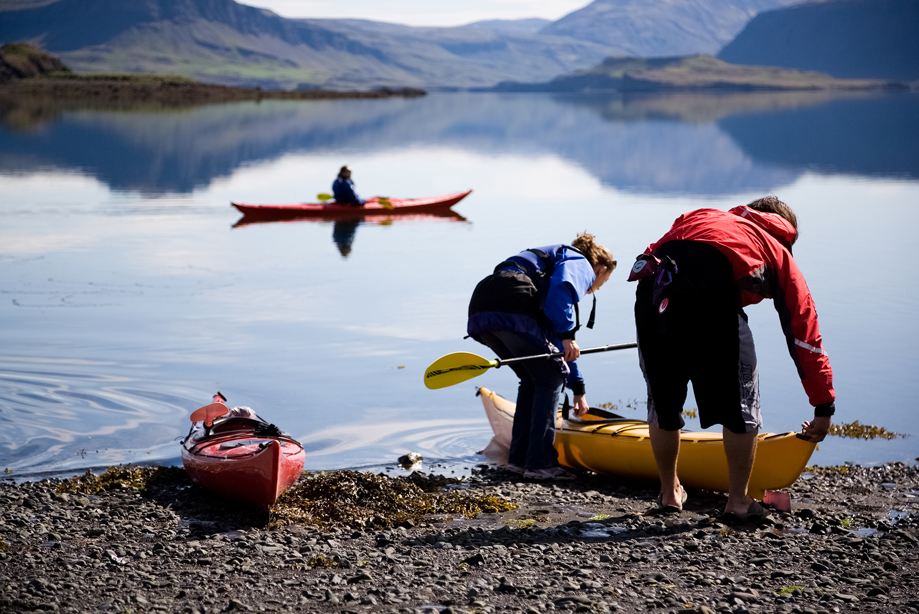 Kayak Iceland Wonderful kayak tours in Iceland with mountain views