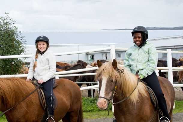 riding in Iceland