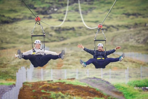 zipline Iceland