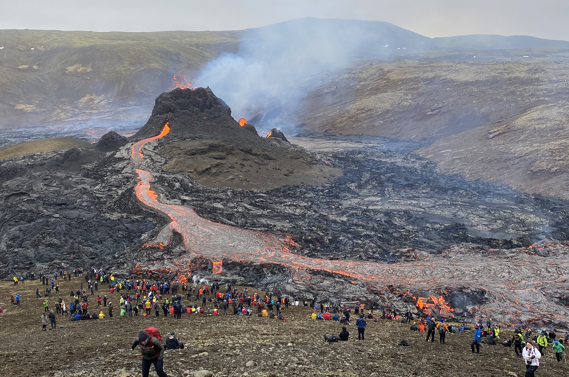 volcano eruption tour iceland